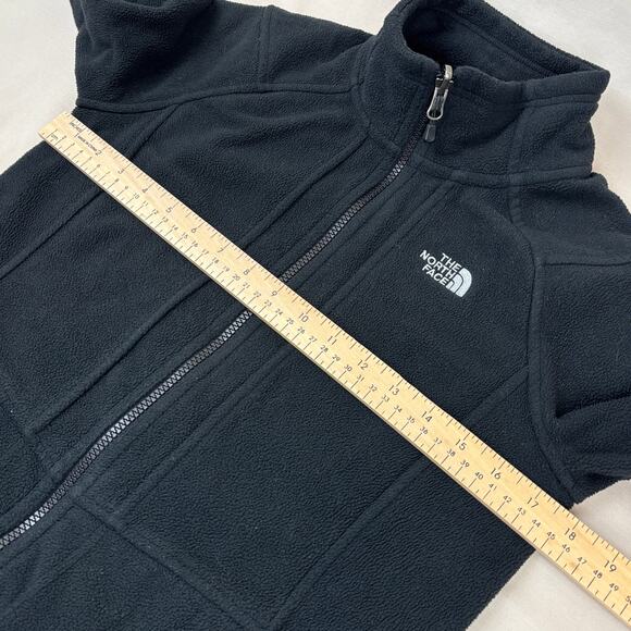 The North Face Black Full Zip Fleece Jacket Polartec Classic Womens Small - Picture 9 of 12